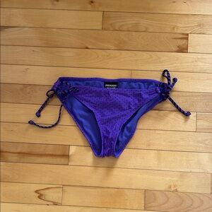 Joe Boxer Purple Polka Dot Bikini Bottom